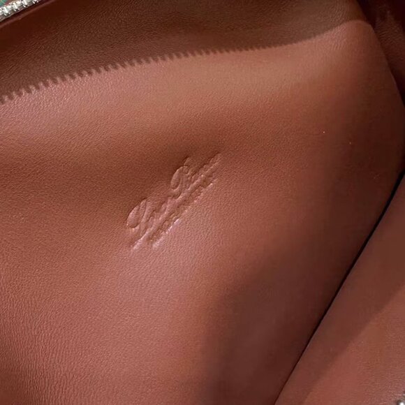 Loro Piana LP19 Canvas and Leather Small Handbag - Picture 8 of 8